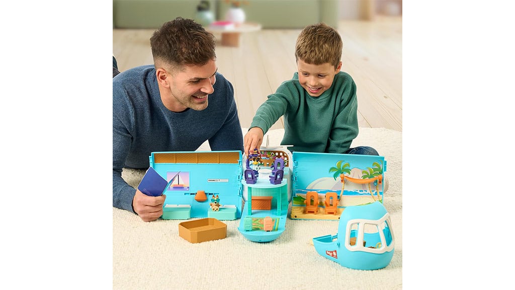 Moose Toys Bluey 3 в 1 трансформиращ се самолетен комплект за игра