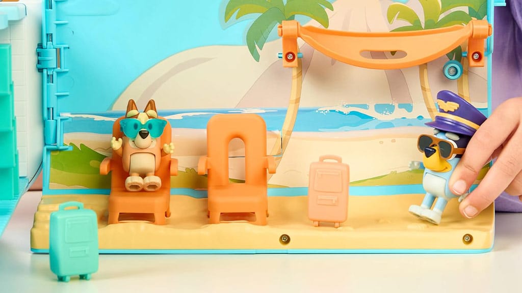 Moose Toys Bluey 3 в 1 трансформиращ се самолетен комплект за игра