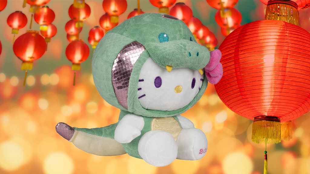 Празнувай годината на Змията с лимитирана серия плюшена играчка Hello Kitty!