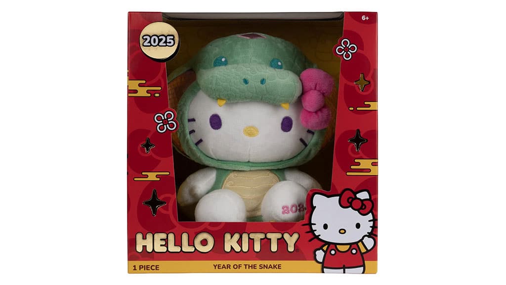 Празнувай годината на Змията с лимитирана серия плюшена играчка Hello Kitty!