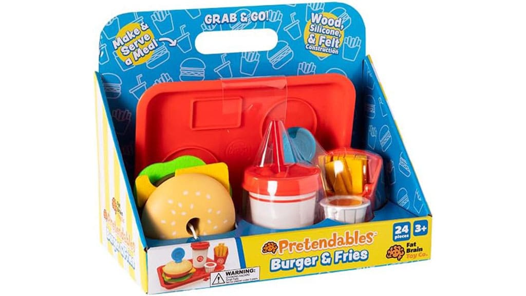 Fat Brain Toys Pretendables Хамбургер комплект