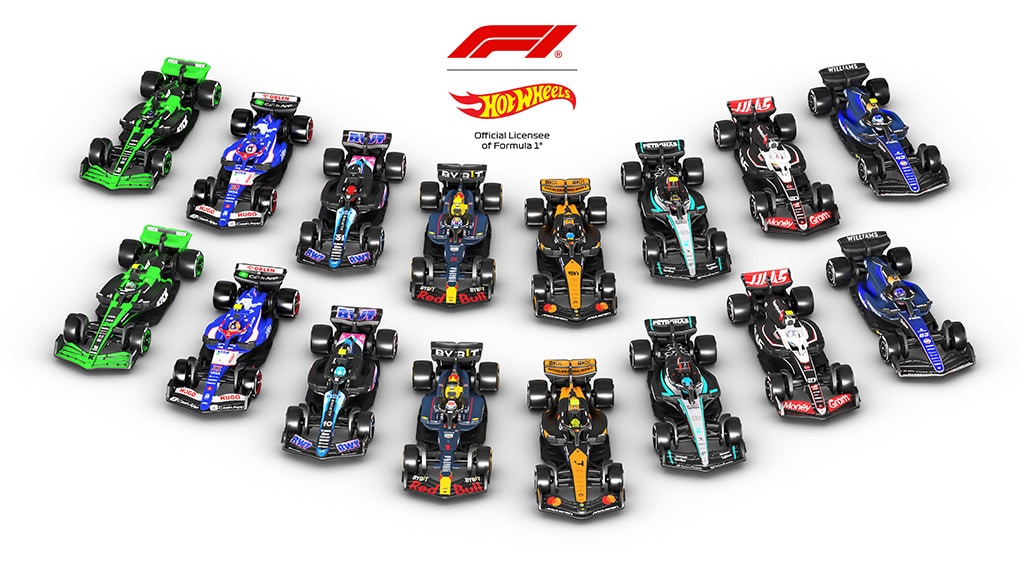Новата колекция F1 на Hot Wheels скоро ще се появи на пистите