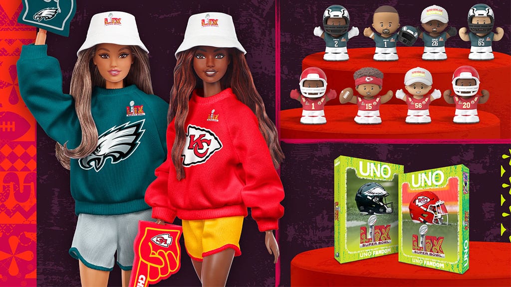 Mattel представя колекционерските предмети на Super Bowl LIX