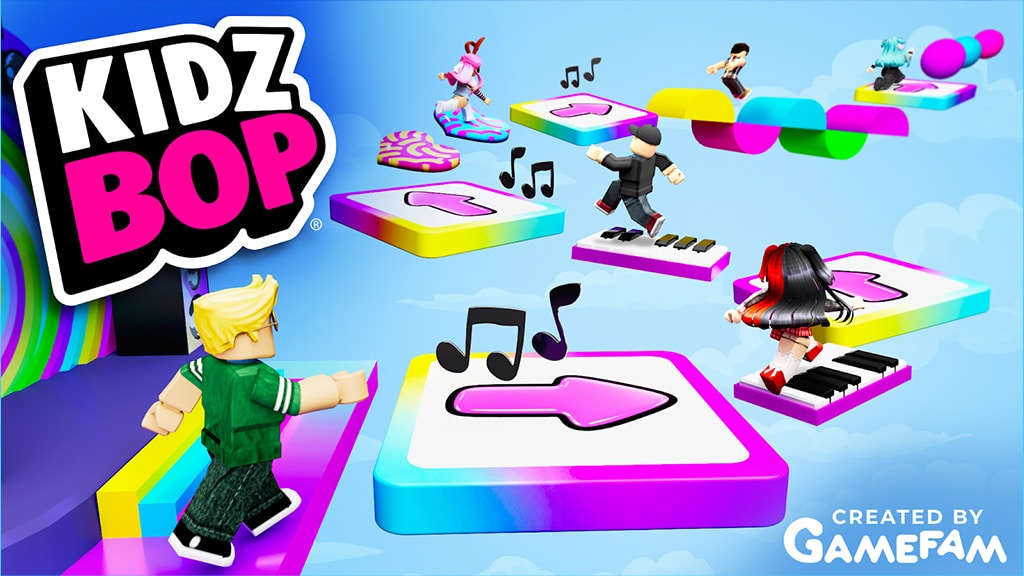 Тази колаборация между Kidz Bop и Roblox влиза с комбинирани движения.