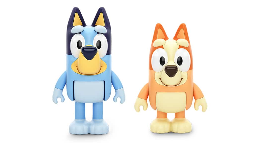 Ура, нови Bluey играчки пристигат