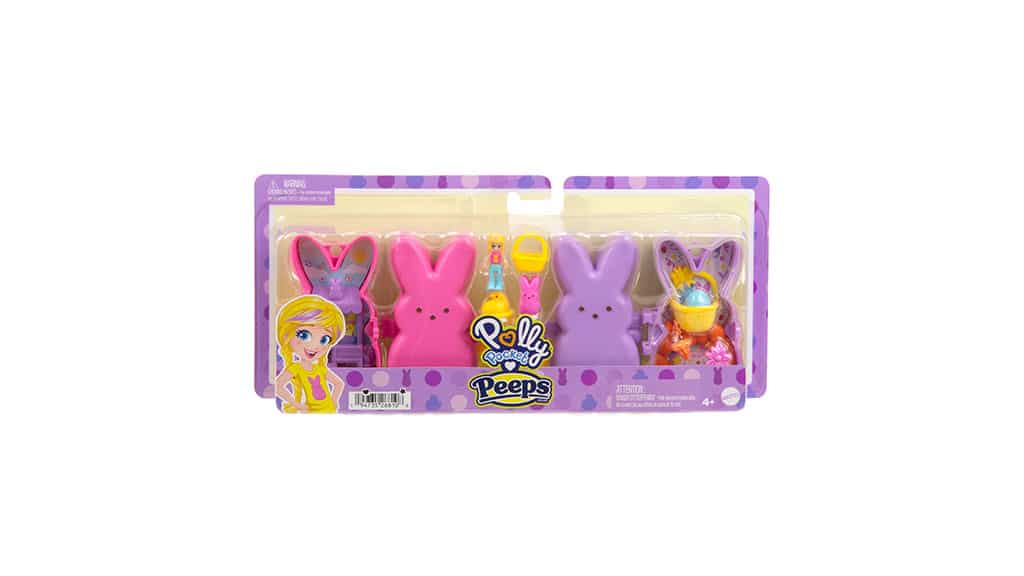 Скочи в пролетта с мини комплектите за игра Peeps x Polly Pocket!