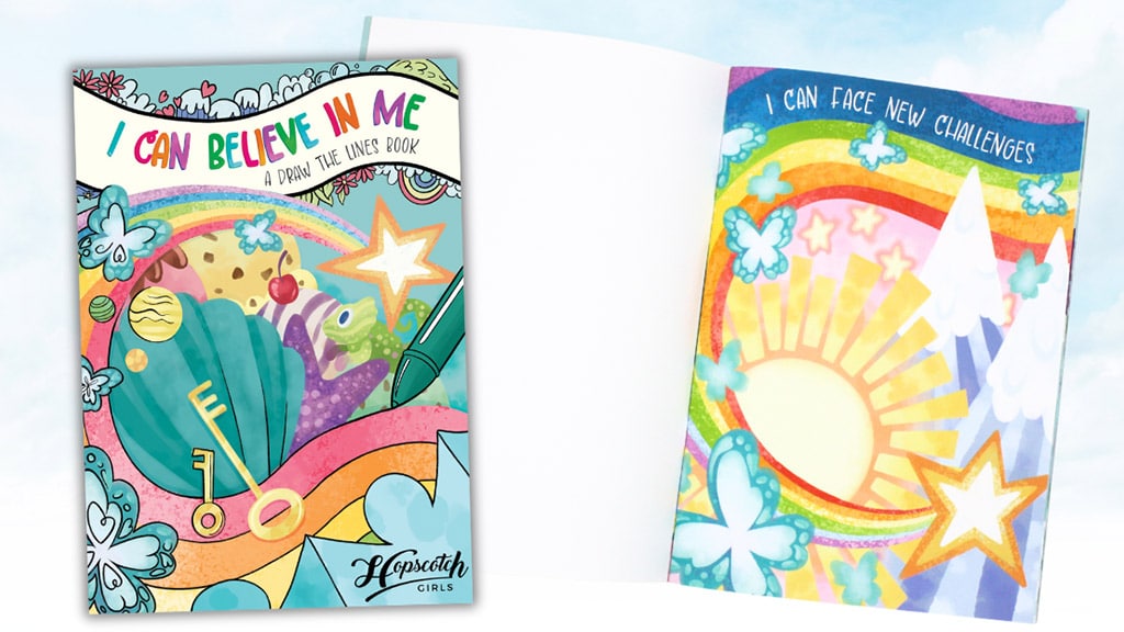 Новата книжка за оцветяване на Hopscotch Girls надхвърля границите на забавлението.