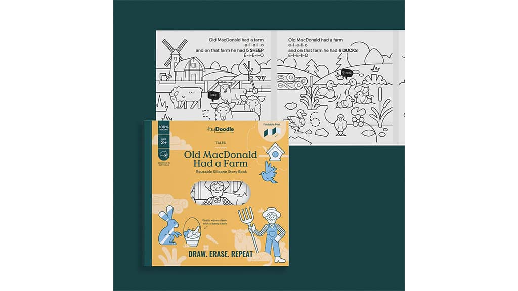 HeyDoodle Книга за оцветяване на Стария Макдоналд