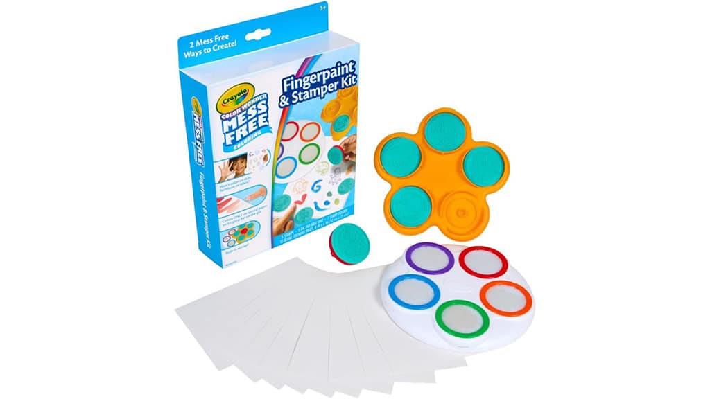 Crayola Color Wonder комплект за творческо рисуване с пръсти и печати