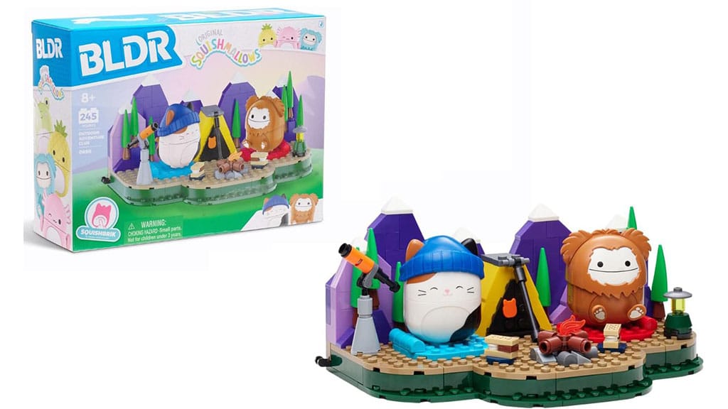 Jazwares BLDR Squishmallows Outdoor Adventure Club Building Set
