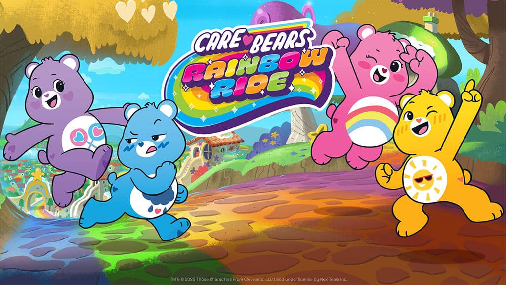 Разпространи любовта и се забавлявай с играта на Care Bears Rainbow Adventure в Nex Playground!