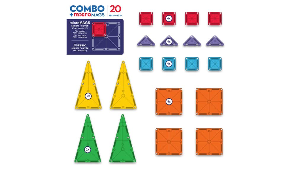 MAGNA-TILES® Комбиниран комплект от 20 части