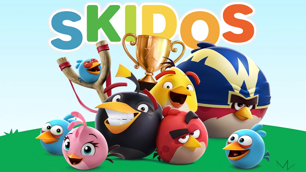 SKIDOS съчетава образованието с развлечението в мини игрите на Angry Birds