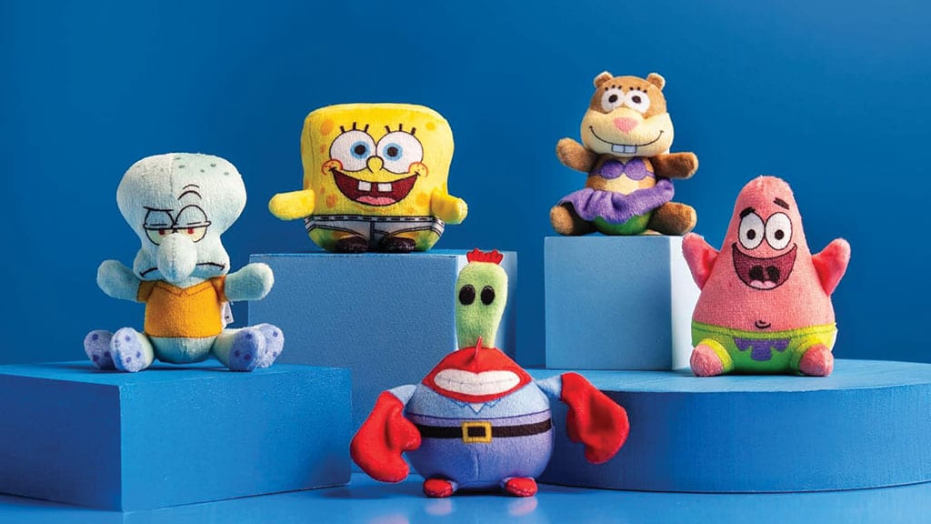 Basic Fun! Micro Teenies SpongeBob 5 броя пакет