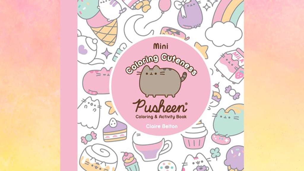 Pusheen и приятелите му този път са в мини книжка за оцветяване и занимания