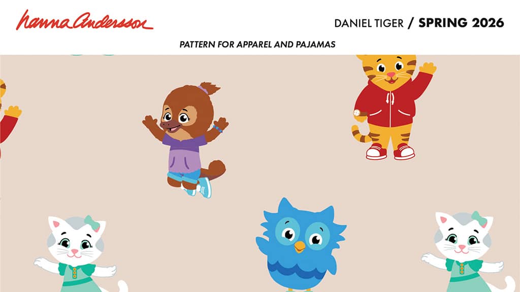 Предстоящата колекция дрехи на Hanna Andersson с Daniel Tiger от съседството изглежда обещаваща