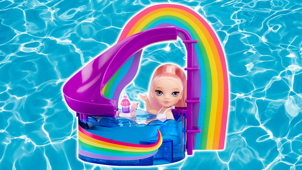 MGA Entertainment Rainbow High Littles Комплект за игра с басейн