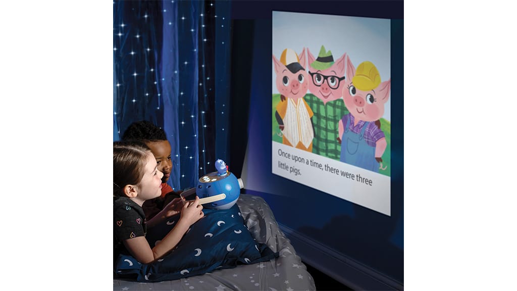 Направете вечерното лягане специално с проектора за приказки Luna!