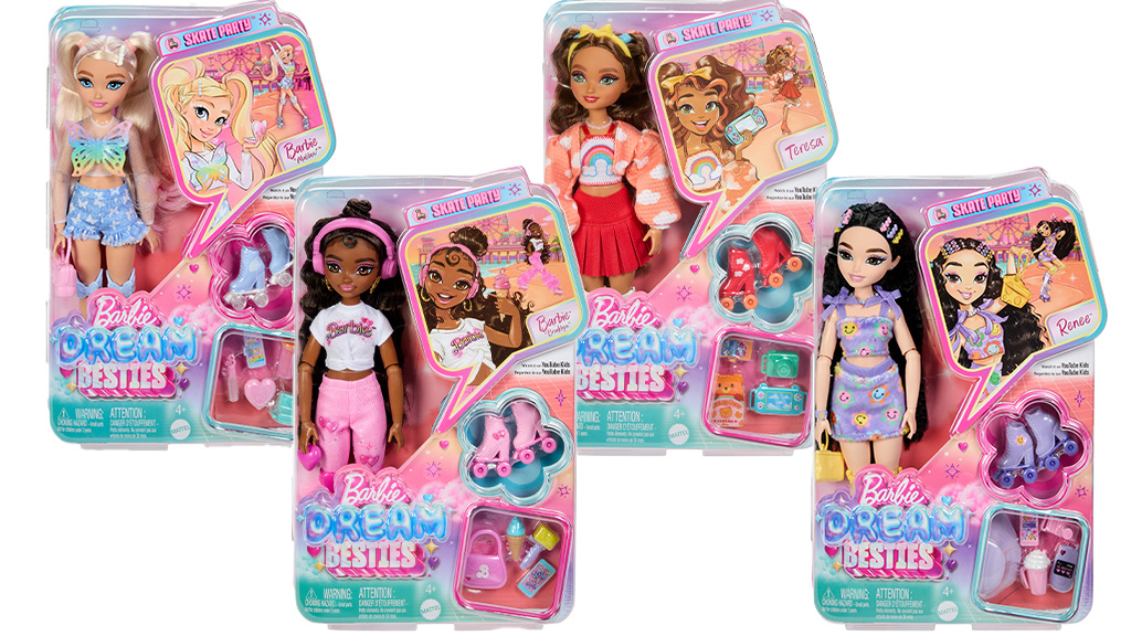 Децата могат да мечтаят голямо с новите епизоди и кукли на Barbie Dream Besties
