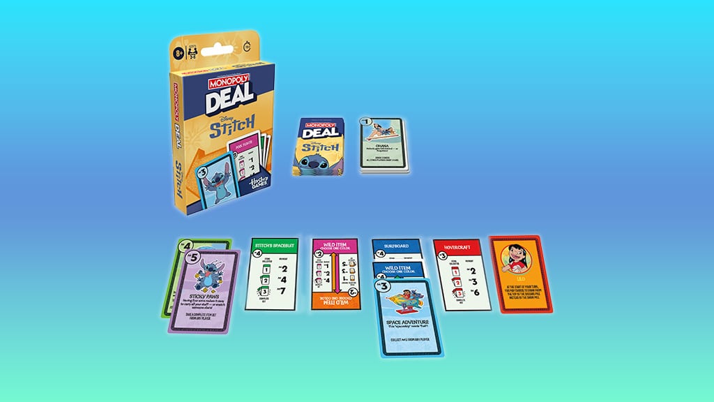 Малко извънземно шегуване се появи в Monopoly Deal: Disney Stitch изданието