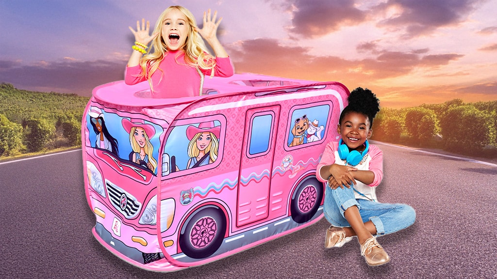 Sunny Days Entertainment Barbie каубойски каравана поп-ъп палатка