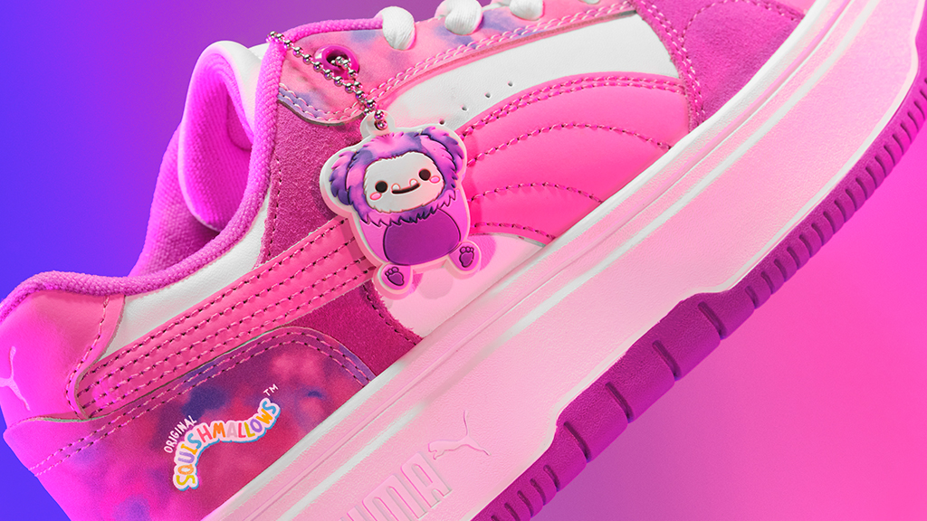 Направи смела стъпка в втората колекция обувки Squishmallows на PUMA!