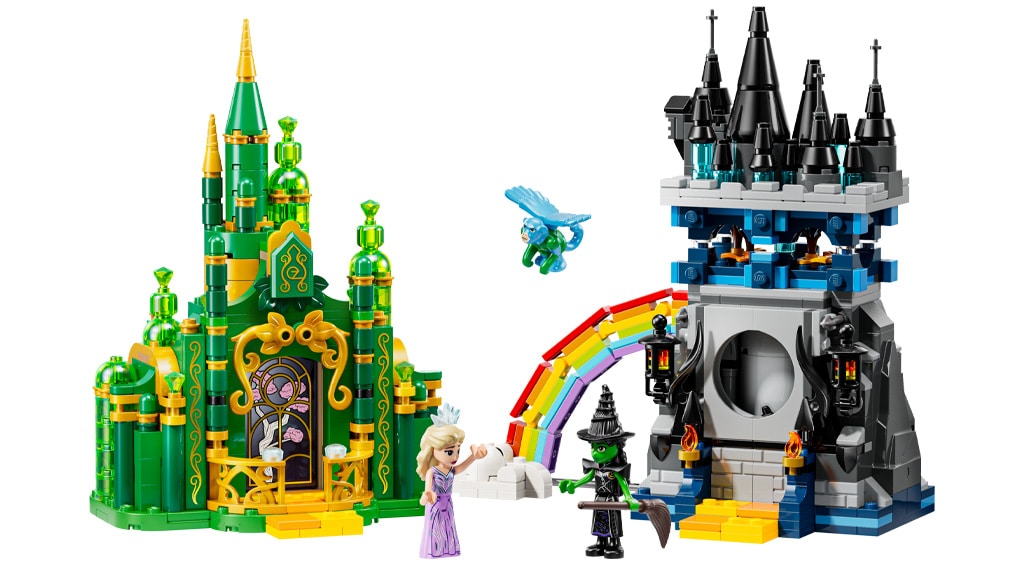 Празнувай Glinda-стил с новите комплекти Wicked: For Good на LEGO Group!