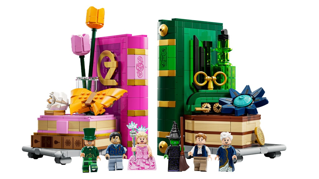 Празнувай Glinda-стил с новите комплекти Wicked: For Good на LEGO Group!