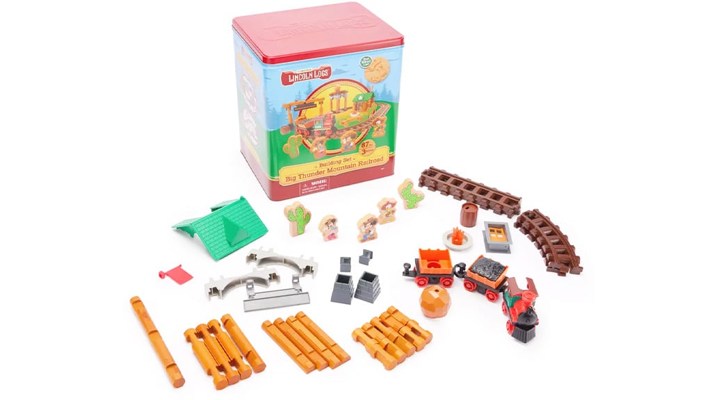 Построй любимите си забележителности с тези Disney Lincoln Logs комплекти.
