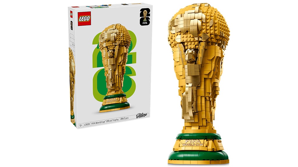 Вземи златото у дома с новото LEGO издание на официалната трофей на Световното първенство по футбол.