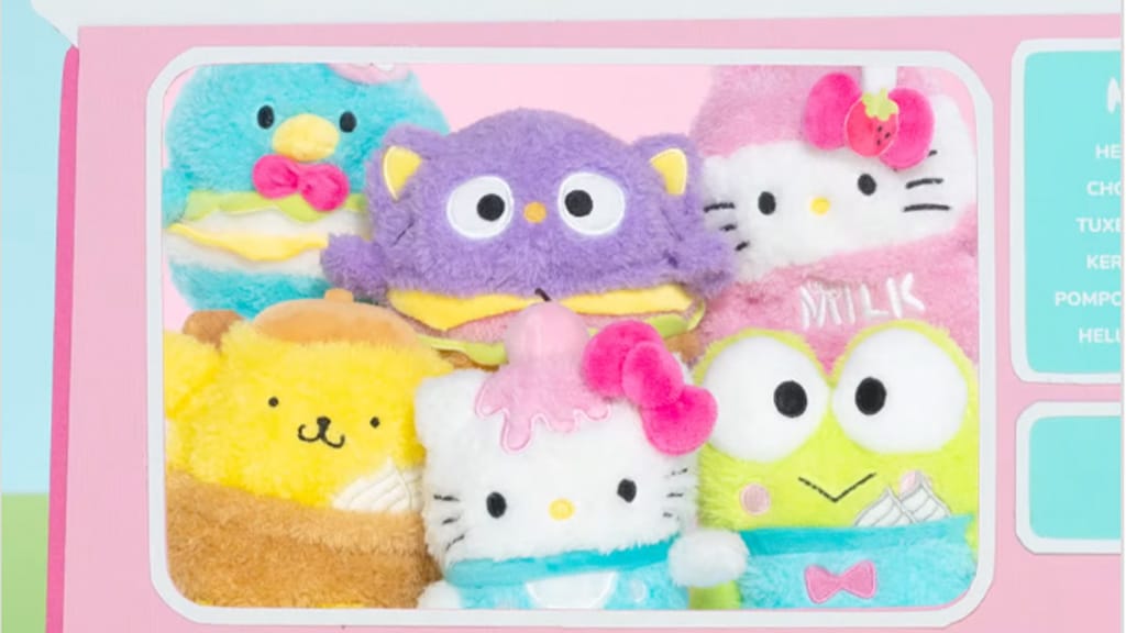 Jazwares Sanrio FoodTruckBumz плюшени играчки вдъхновени от Hello Kitty
