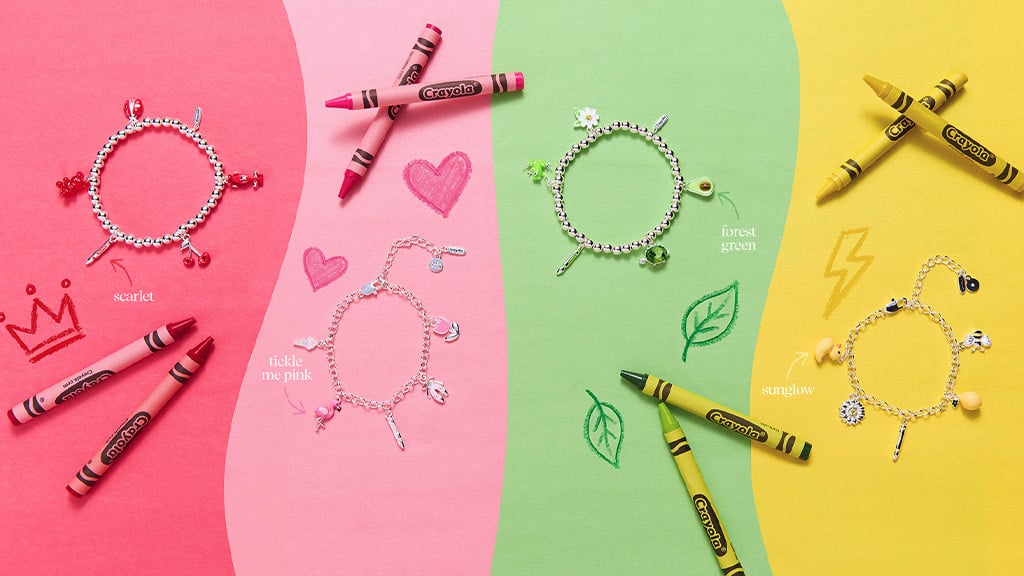 Покажи истинските си цветове с гривните Alex and Ani Crayola!