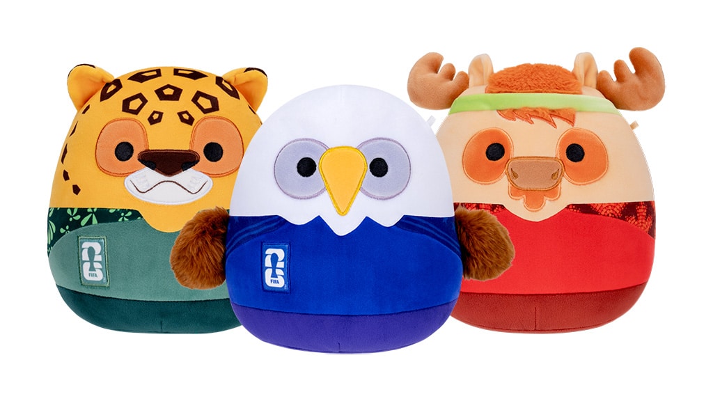 Плюшени фигурки Squishmallows от Jazwares FIFA 2026 са наистина готини.