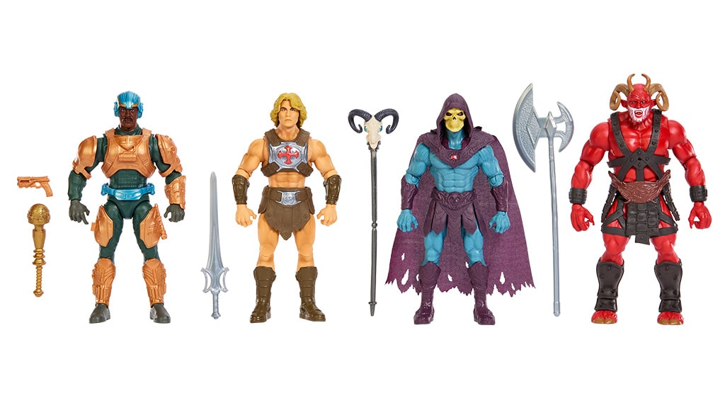 Тези играчки и фигурки от Mattel He-Man - Господарят на Вселената са вечни.