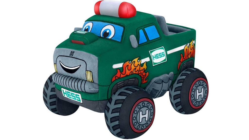 Hess плюшена играчка камионът Monster Truck свети дори.