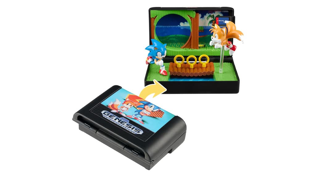 Wilder Toys Конзолни Герои: Sonic, колекционерска касета диорама с таралеж