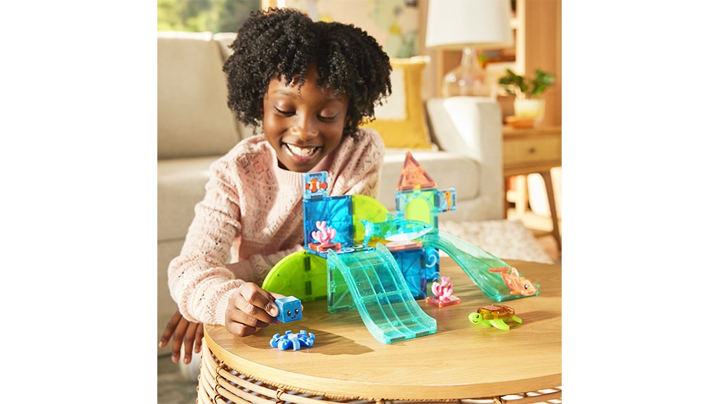 MAGNA-TILES® Комплект магнитни играчки с 25 части Коралови рифове