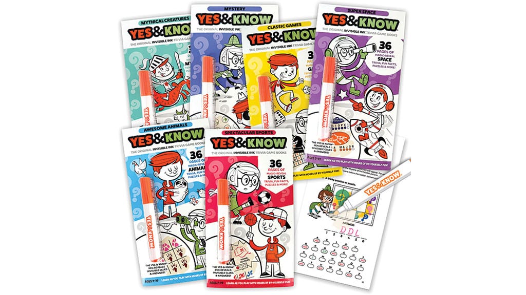 Tree Town Toys Yes & Know невидими мастилени занимателни книги