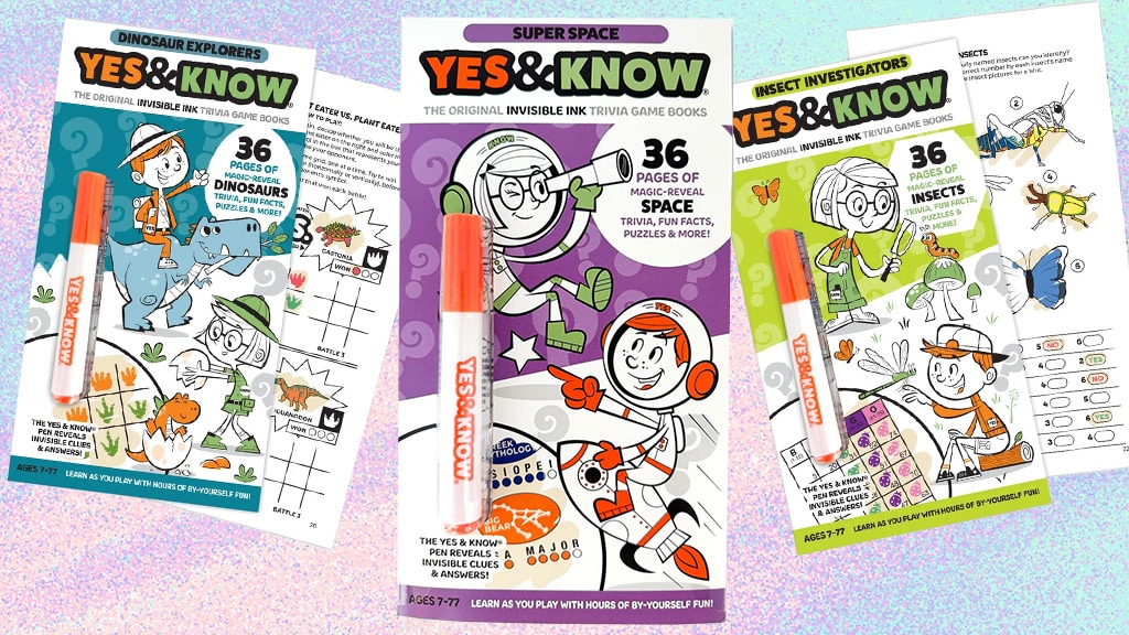 Tree Town Toys Yes & Know невидими мастилени занимателни книги