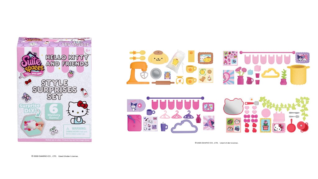 Goliath Sanrio представи сладката колекция от аксесоари за фигурки на Hello Kitty