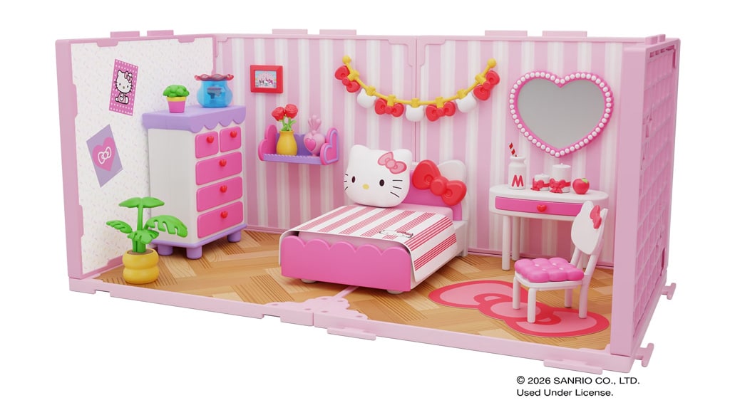 Goliath Sanrio представи сладката колекция от аксесоари за фигурки на Hello Kitty