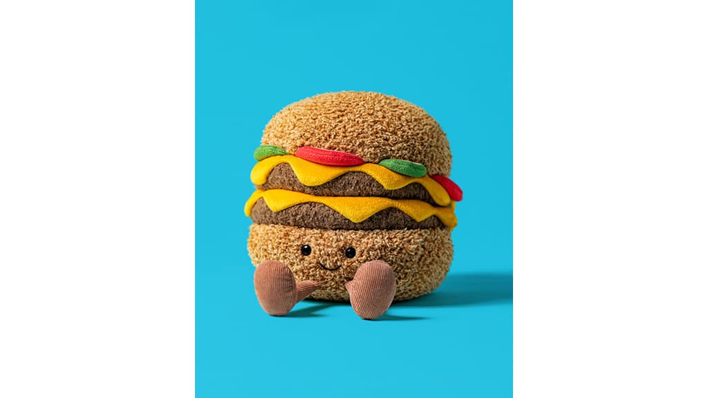 Jellycat Diner представя нова плюшена фигура с меню
