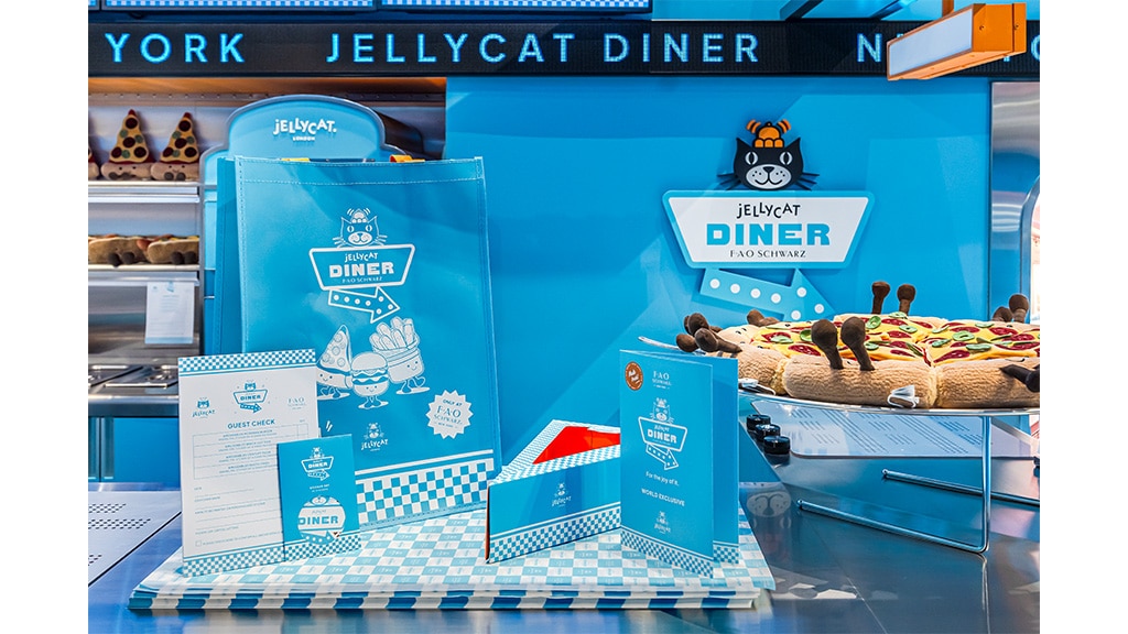 Jellycat Diner представя нова плюшена фигура с меню