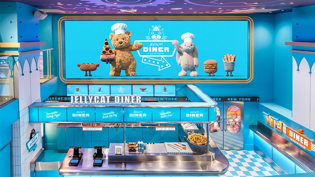 Jellycat Diner представя нова плюшена фигура с меню