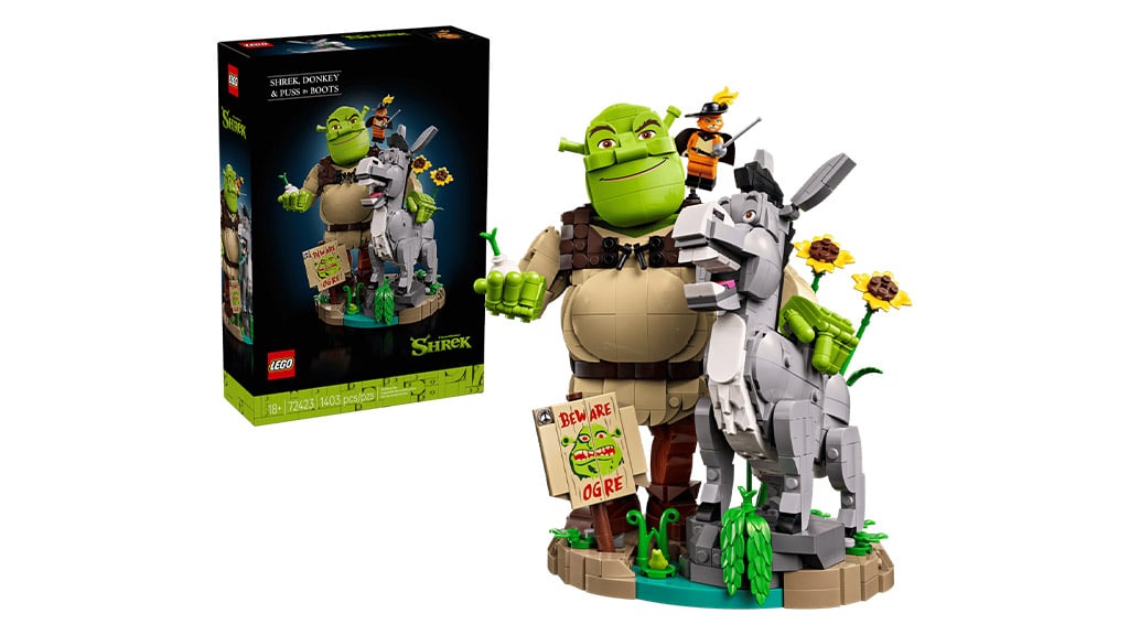 LEGO Ideas Шрек, Осел и Котарак в чизми комплект