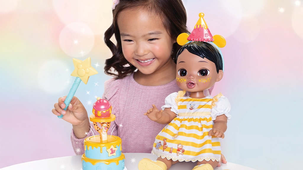 JAKKS Pacific Disney Darlings Магически изненади за рожден ден Мечо Пух