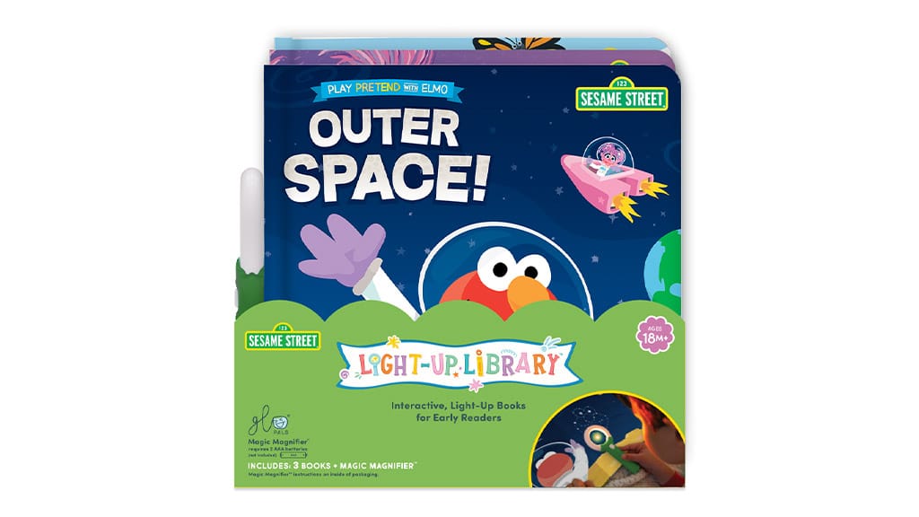 Освети библиотеката си с новите книги на Glo Pals от Sesame Street