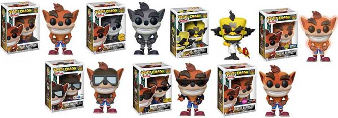 Crash Bandicoot POP! фигурки скоро от Funko Toys