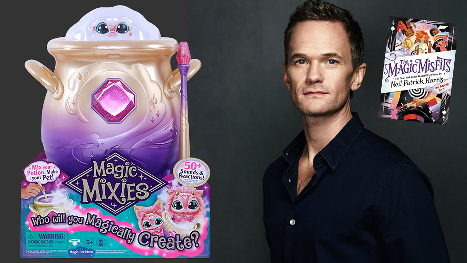 Нийл Патрик Харис ще бъде магическият посланик на Magic Mixies Magic Cauldron
