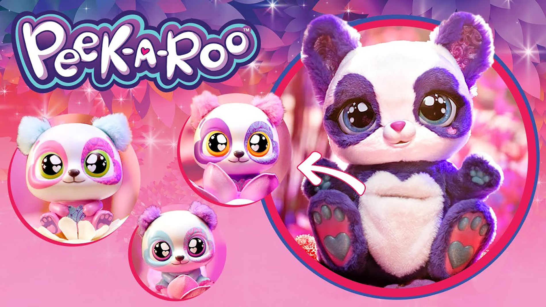Peek-A-Roo интерактивна панда – кенгуру